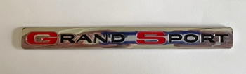 C4 1996 Grand Sport Hood/Fender Emblem, Quality Reproduction