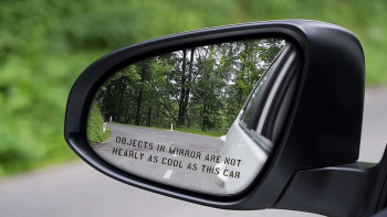 2 Pack - "Objects in Mirror are Not Nearly as Cool as This Car" stickers