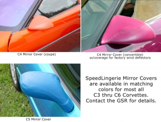 C4/C5/C6 Corvette Mirror Covers by SpeedLingerie