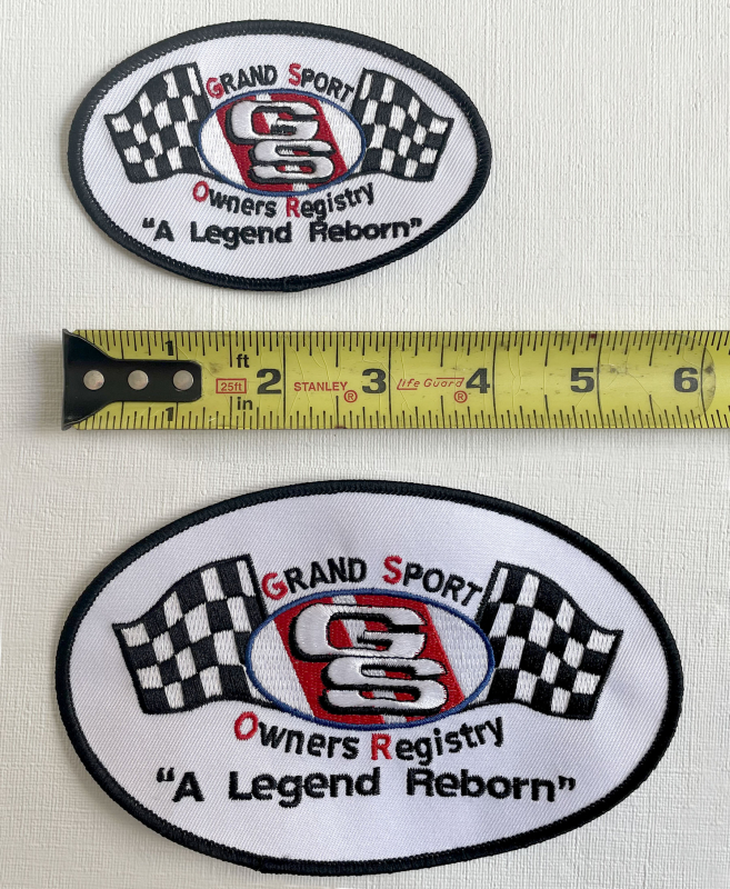 GSR Embroidered Patch, SMALL