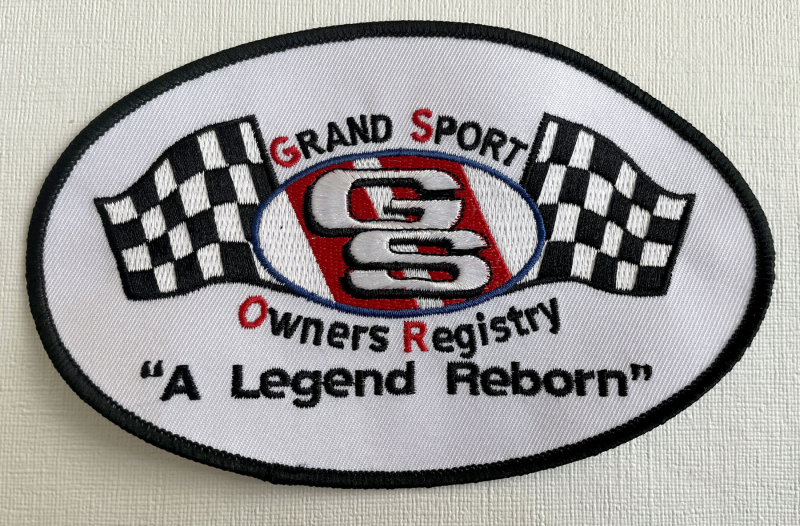 GSR Embroidered Patch, SMALL