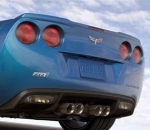 C6 ZR1 Style Rear Spoiler by GM, Painted to Match