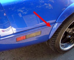 C4 Grand Sport Export Rear Flare Extensions