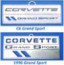 C4/C6 Grand Sport Emblem Christmas Ornaments